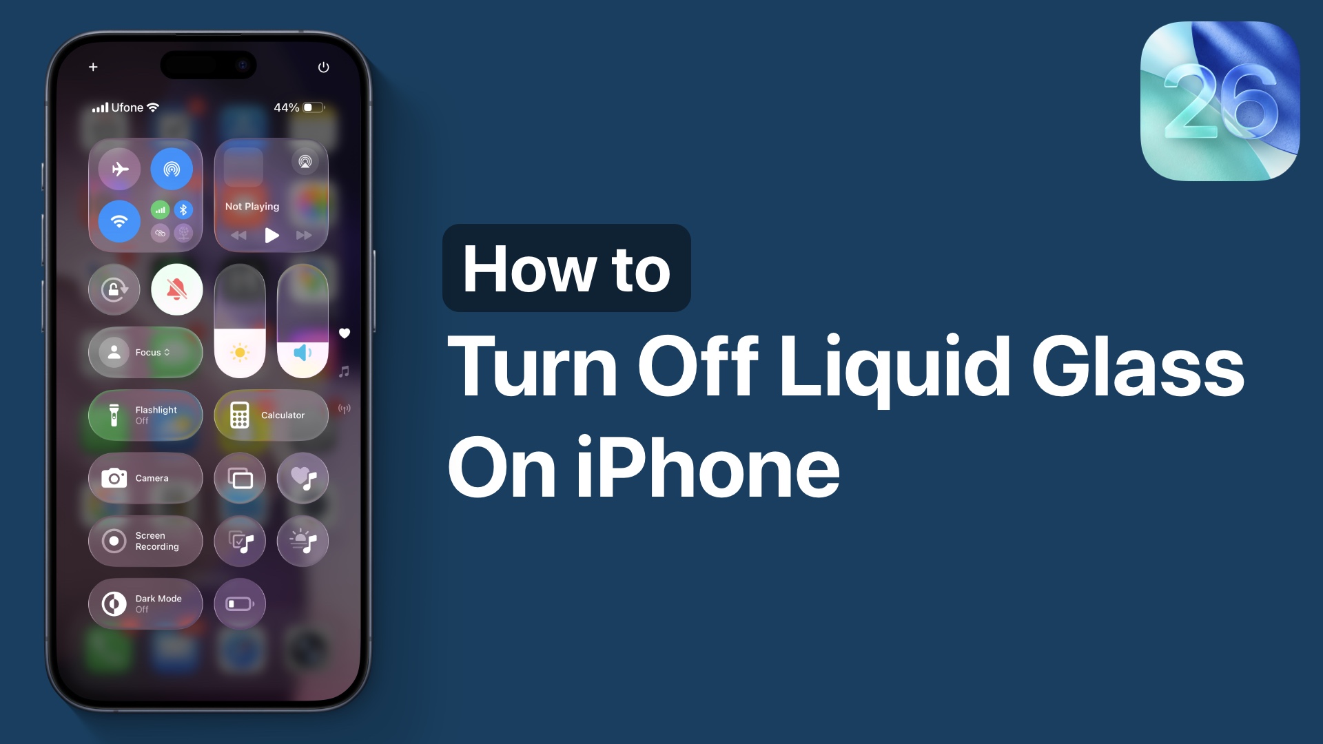 iOS 26 Liquid Glass