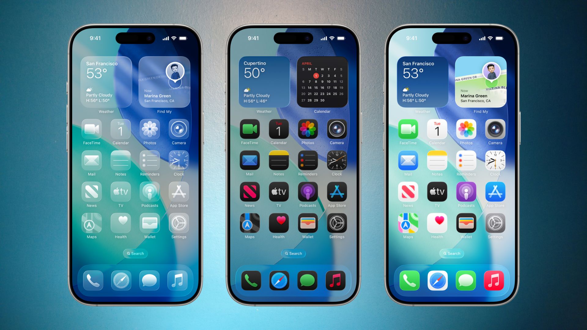 liquid glass wallpaper iOS 26