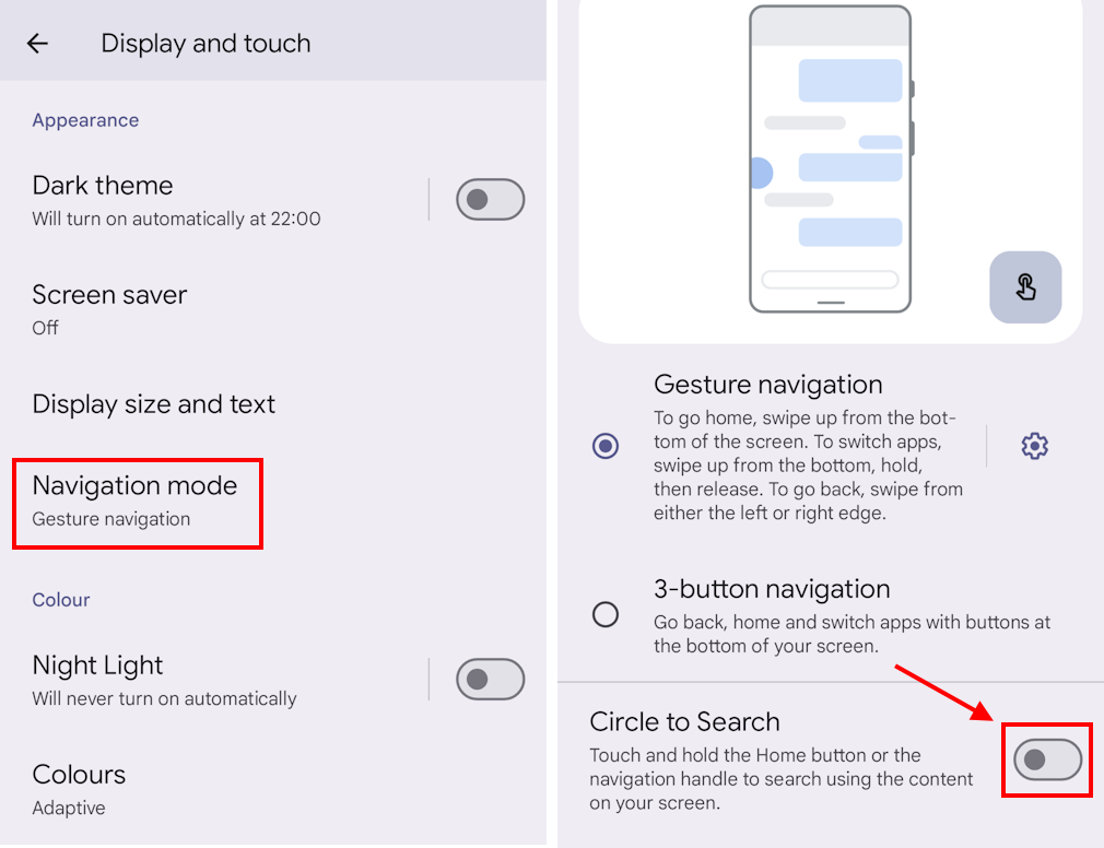 Enable Circle to Search on Your Device
