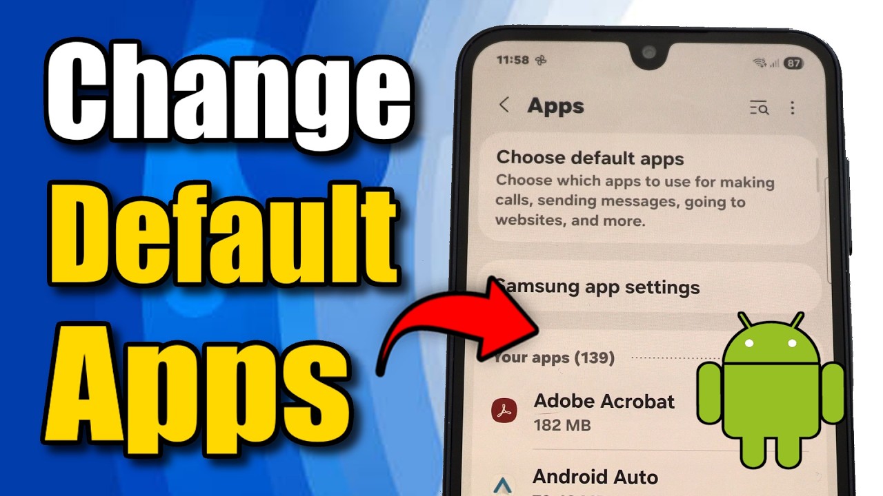 How to Change Default Apps On Android