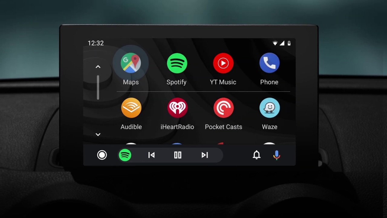 android auto media app swiping